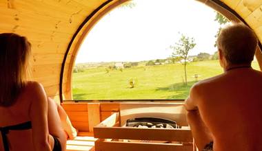 sauna ,bien être et confort aux logis de kerdrien