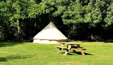Le camping en juin