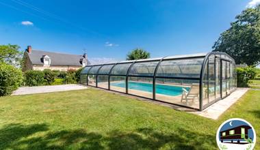 4 Gite la chevalerie 49170 jeu piscine