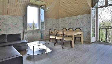 Gîte Privilège Gentilhommière - cuisine séjour salon du 37-39 de 2 à 8 personnes