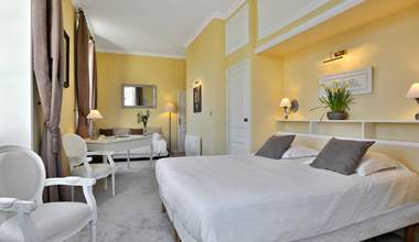 Chambre Jaune château - 2 ou 3 couchages