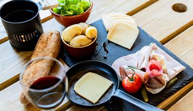 Ardoise raclette charcuterie