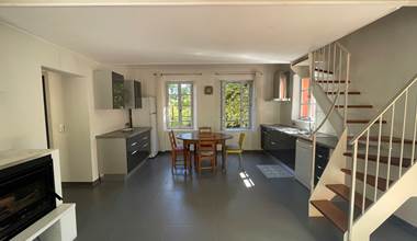séjour et cuisine de l'appartement