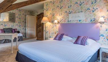 Chambre Parme château de 2 à 5 couchages