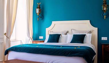 Chambre parentale – Manoir du Colombier / Bugey & bain nordique