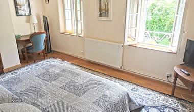 Chambre parentale de la suite Périgord
