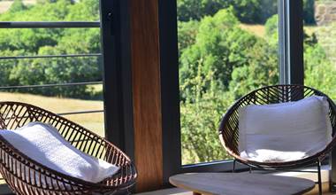 chambre vue sur jardin