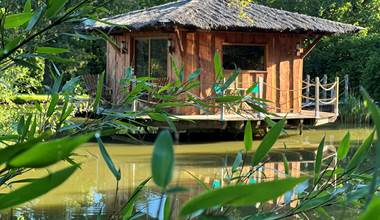 vue extérieur 3 cabane sur l'eau
