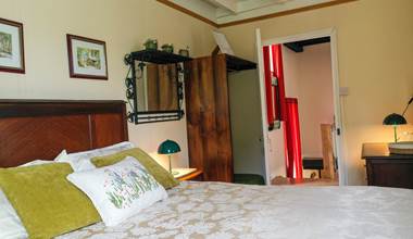 Maison les "Berry's" - Chambre familiale verte