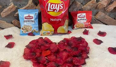 Pistaches, chips et cacahuètes