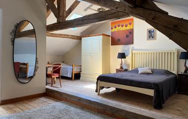 Photo de la Chambre Champagne - Chambres d'hôtes La Grange Richard à Dinsac