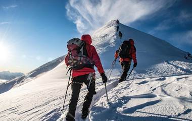 Initiation alpinisme hivernal