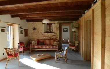 Espace Diamant, Crest Voland, Chalet des Molliettes, Appartement Saint Bernard (salon)