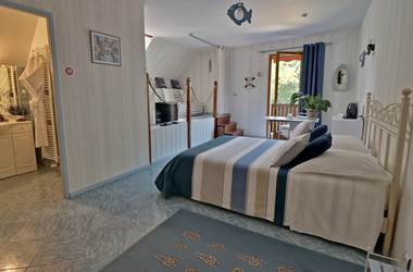 Chambre double de Luxe Le Pas de l' Âne Saint Ondras
