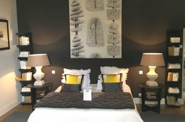 Chambre Jacinthe - le lit King Size