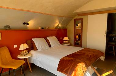 la calade chambres d'hotes et espace bien être ardèche chambre terracotta