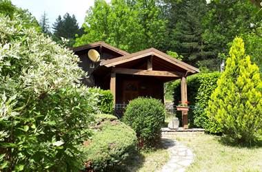 En chemin vers le chalet