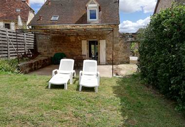 vue du gite coté terrasse