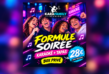 Soirée karaoké néon entre amis