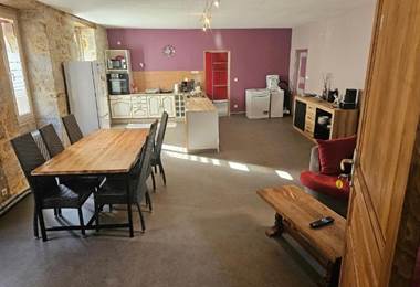 Gite 1 à 6 personnes pièce de vie