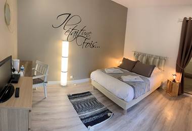 Chambre double RDC Accès Jardin