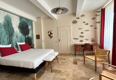Domaine de Lanis Castelnaudary Chambre Hotes PMR Gingembre bureau
