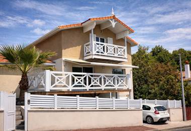Façade de la villa Les Embruns d’Arcachon