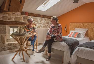 Chambre Feuillardier - 2 personnes - La Vieille Maison de Pensol