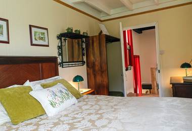 Maison les "Berry's" - Chambre familiale verte