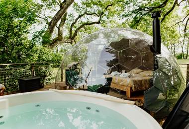 Le bain nordique et le Dôme