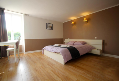 Chambre double vue cour