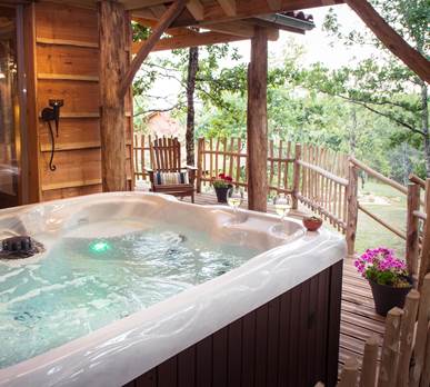 Spa Privatif 35° - Cabane MELEZE