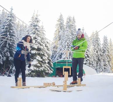 Activité Winter Games sur Savoie Grand Revard : Tour de Froebel