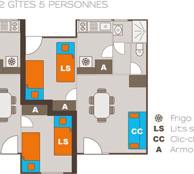 PLAN-gite 5 personnes