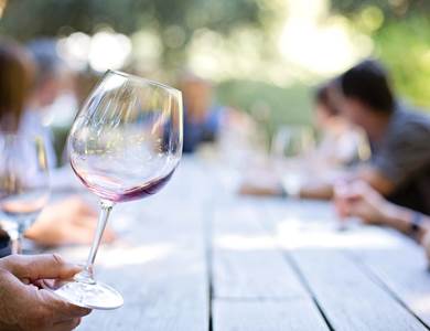 Dégusation vin domaine du Blavet