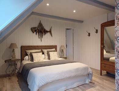 Le Colombier Bretagne, Chambre d'hôtes Cabane des 7 îles - lit Queen Size