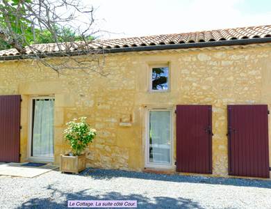 DOMAINE DU CHAMP DE L'HOSTE - chambres d'hôtes à Larzac 24170 - Dordogne - location suite côté cour - location maison de vacances -