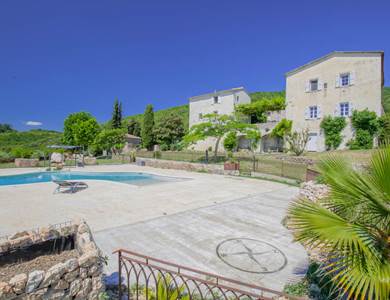 Mas - piscine - plage - cennes - gard