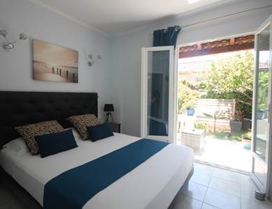 Chambre avec lit en 160 de l'appartement Lotu