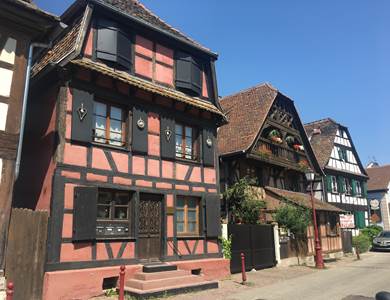 Façade gite du Merle 1er etage