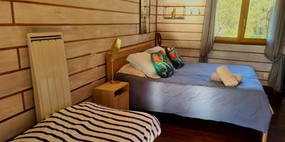 La chambre avec 2 lits-presta