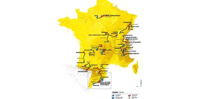 La carte du Tour de France 2026