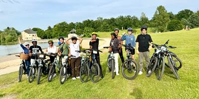 Team building en vélo électrique Stations bees Melun Location en groupe avec accompagnateur