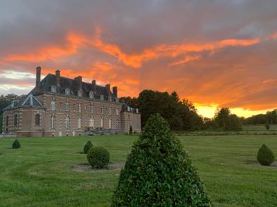 Château d'Auteuil soleil couchant