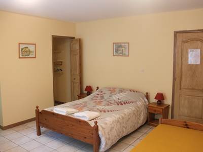 chambre orange - orange room large cottage