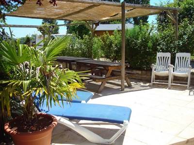 Terrasse du gîte La Longère