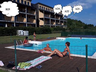 piscine privée - réservée aux Joséphines