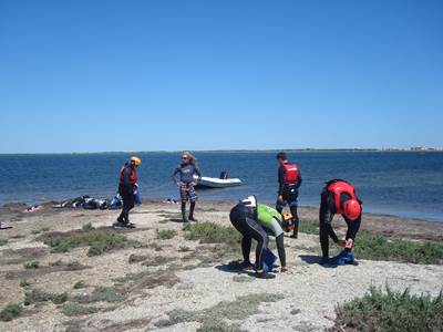 Arrivée sur l'ile