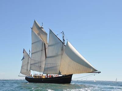 Le Lougre de l'Odet en mer