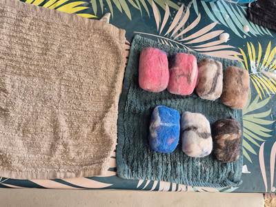 savon feutré à la laine